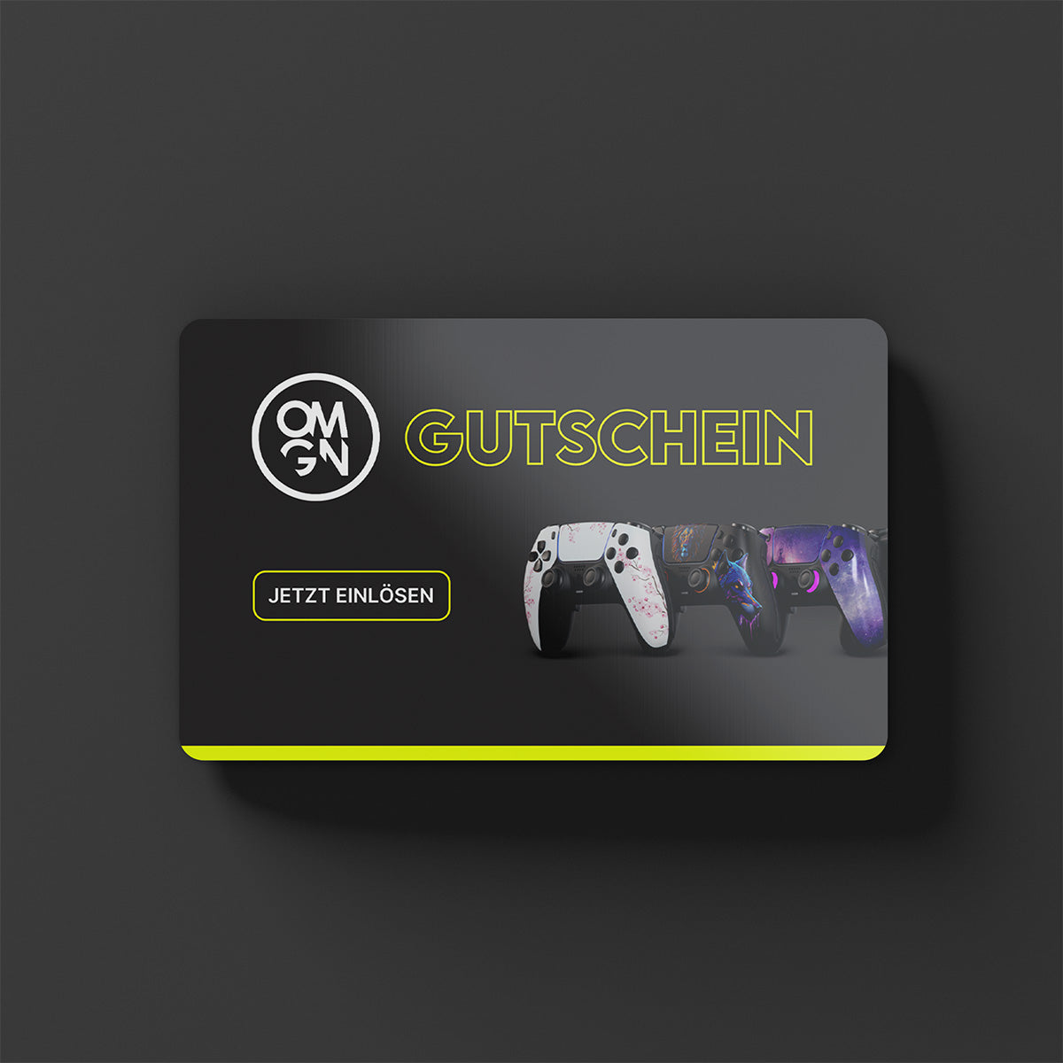 omg geschenkgutschein front das beste geschenk für jeden controller