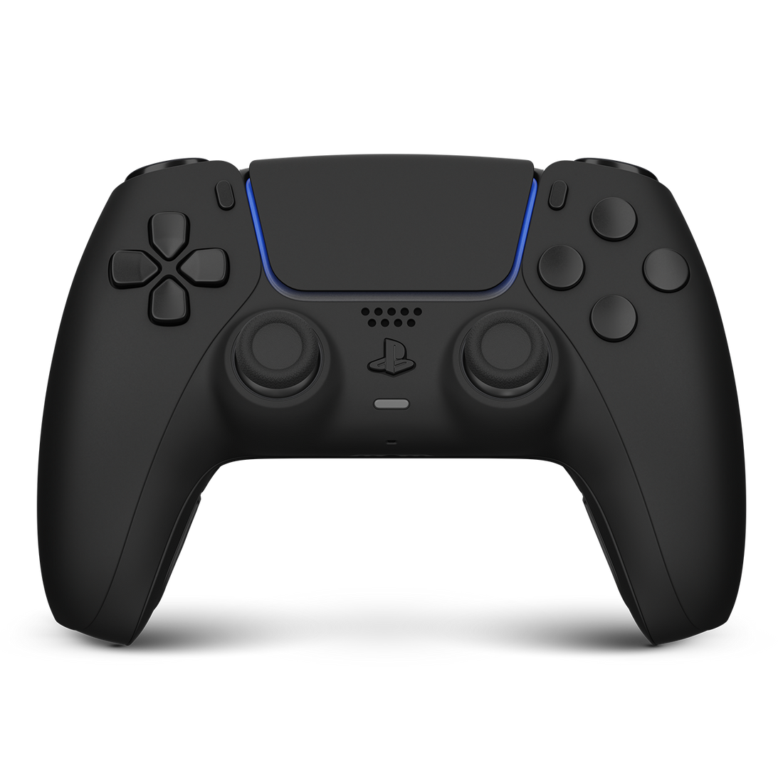 All black Gaming-Controller (Vorderansicht)