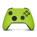 OMGN Limited Limeblaze Xbox Controller – Frontansicht in giftigem Neongrün mit schwarzen Akzenten und strukturierter D-Pad-Oberfläche

